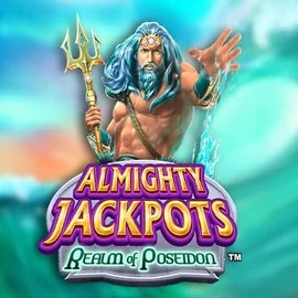Enjoy Almighty Jackpots – Realm of Poseidon by Novomatic – logo hosted on spinsteins.pl