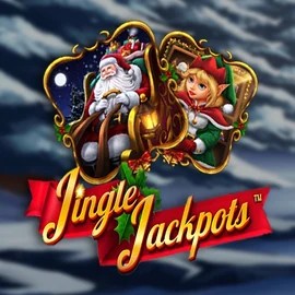 Jingle Jackpots casino game by Dragon Gaming – featured logo at Spinstein Casino