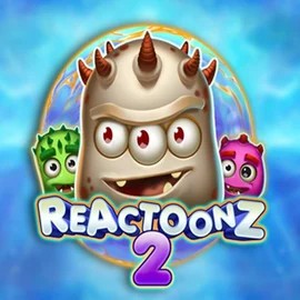 Reactoonz 2 logo by Play'n GO Spinstein Casino